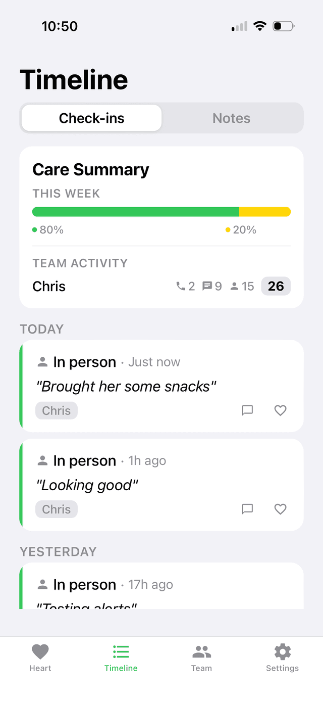 CarePulse app screenshot 2